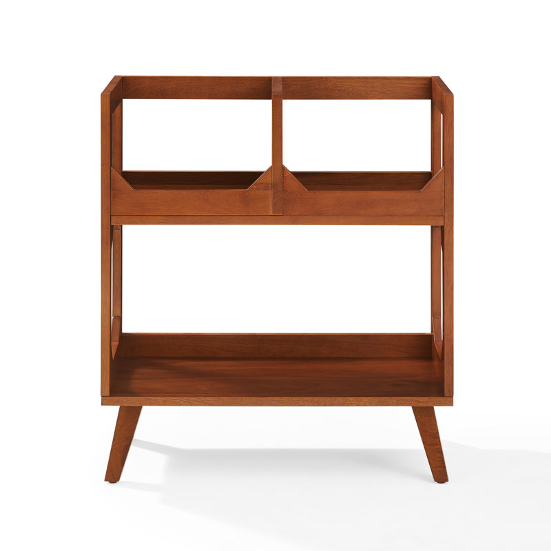 George Oliver Zayne Medium Record Storage Stand & Reviews | Wayfair